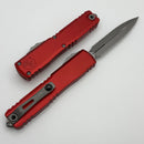 Microtech Ultratech Gen IV D/E Apocalyptic Double Full Serrated w/ Red Handle 11224-D12APRD