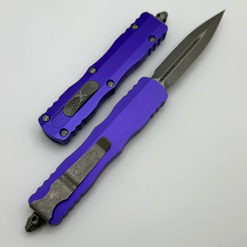 Microtech Dirac D/E Apocalyptic Standard & Purple 225-10APPU