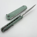 North Mountain Blade Kick Stop Chop Plus w/ Jade G-10 Handles & SLD Magic Steel 2411-JD