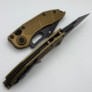 Microtech Borka Stitch Auto w/ Tan Handles & M390 169-1TA