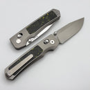 Remette RT Aurora Titanium Handles w/ Carbon Fiber Inlays & M390