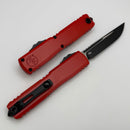 Factory Blem Microtech Ultratech ZBP Tactical S/E w/ Red Cerakote Handle 1121-1RD