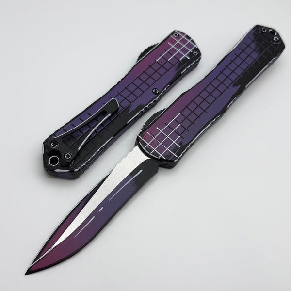 Heretic Knives Manticore X Cel Shade Purple Frag Handle w/ Recurve Mag