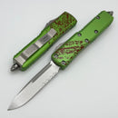 Microtech UTX-85 Zombie Tech S/E Part Serrated Stonewash Signature Series 231-11Z