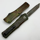 Microtech Knives Combat Troodon Gen III Outbreak Tanto Full Serrated 1144-3OBDS