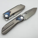 Remette RT Peregrine Falcon Titanium Handles w/ Thunder Lightning Accents & M390 RTT1-GX