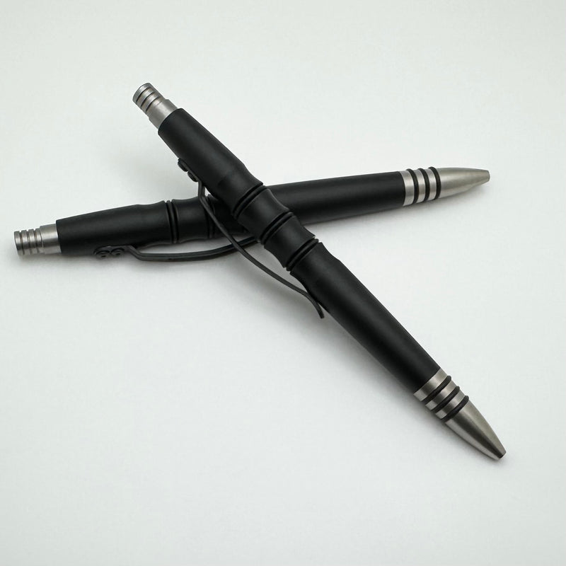 Tuff Writer Precision Press Pen w/ Black Aluminum Barrel