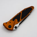 Microtech Socom Elite Tanto Edge Partial Serrated Manual Orange Tangerine Standard 161-2OT