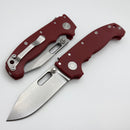 Demko Knives MG AD20 w/ Red G10 Handles & MagnaCut Clip Point