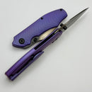 Tuya Knife Dino Purple Titanium Framelock Handle & DLC S90V
