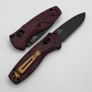 Benchmade Mini Barrage Redstone Richlite & S30V Drop Point 585BK-04