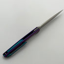 Custom Knife Factory FIF18 Tumbled Titanium Handles & M398 (In House Modified)