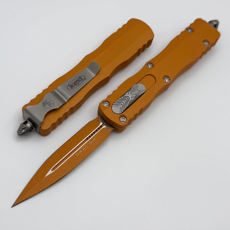 Microtech Dirac Tequila Sunrise Cerakote D/E 225-1TE-C17Z15