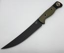 Benchmade Meatcrafter OD Green G-10 Handles w/ 6" DLC CPM-154 Fixed Blade 4050BK-01