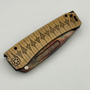 Medford Marauder Full Size Bronze Tsumami-Maki Wrap Titanium Handles w/ 0.26" Vulcan 3V Tanto