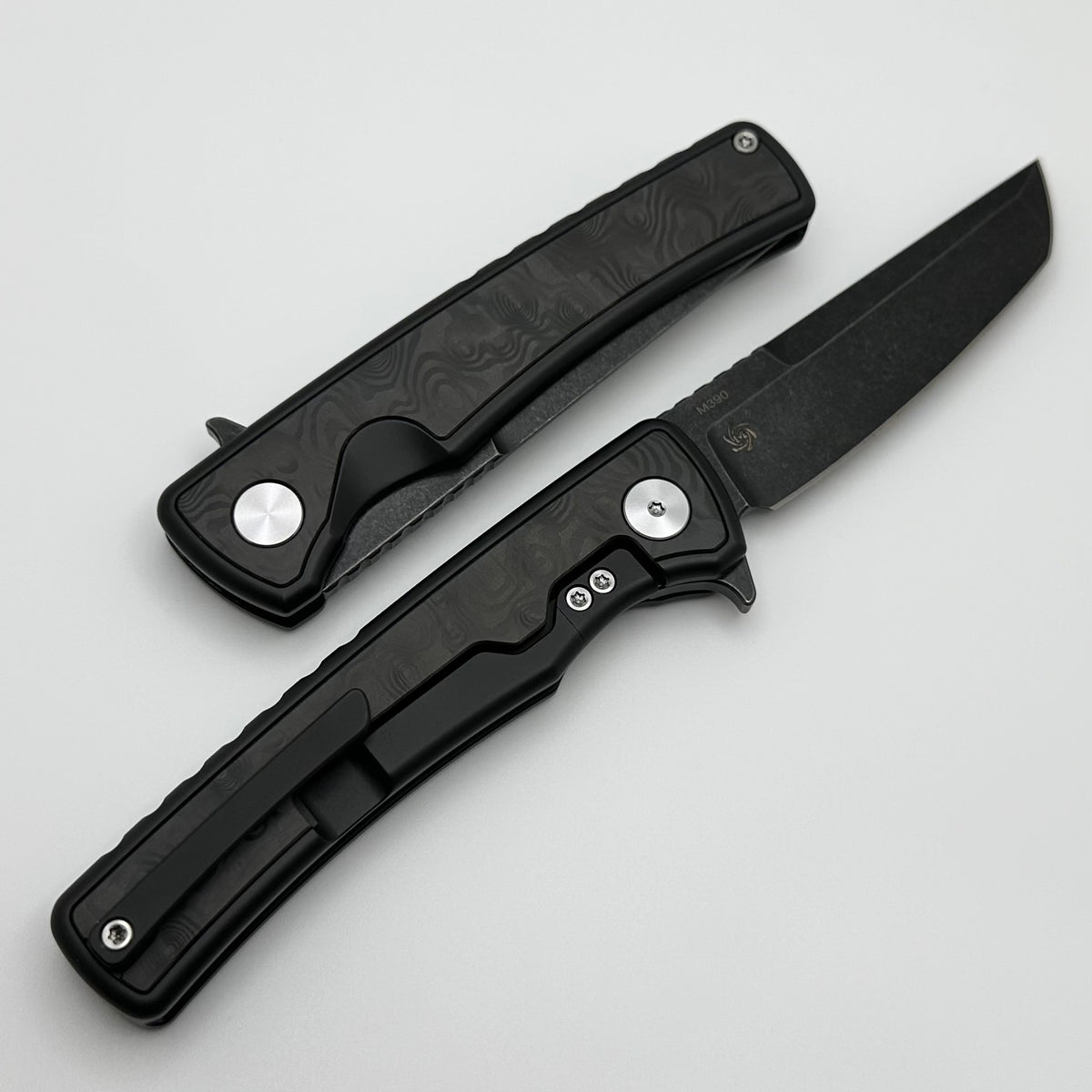 Mechforce Kilby Shard Black Titanium Integral Handle w/ Black Dunes Fa