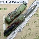 Microtech Luminary D/E Outbreak Deep Engraved Signature Series 1270-1OBDS