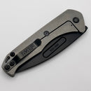 Medford Praetorian Slim "Old School" Tumbled Handle & PVD S45VN Tanto w/ PVD Hardware/Clip