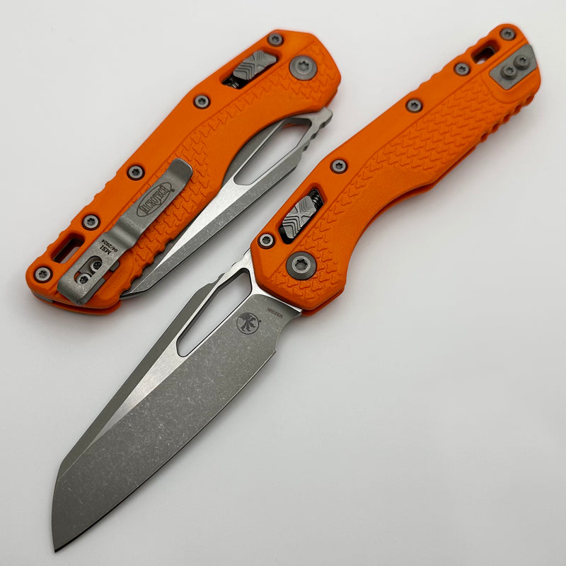 Microtech Knives MSI RAM LOK Orange Polymer & M390MK Apocalyptic Standard 210T-10APPMOR