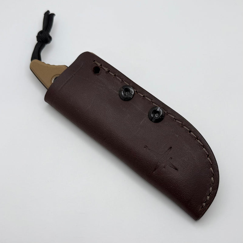 Heretic Kobold FDE G-10 Handles w/ Serrated DLC Bowie MagnaCut Fixed Blade H065-6B-FDE/G10