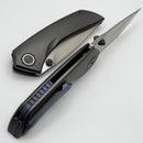 Poikilo Blade Tuna Midtech w/ DLC Titanium Handles & Mirror Stonewash M398