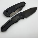 Heretic Knives Pariah Auto w/ Tritium Inlaid Button & GITD Carbon Fiber Inlays w/ DLC MagnaCut H048-6A-GLO/CF