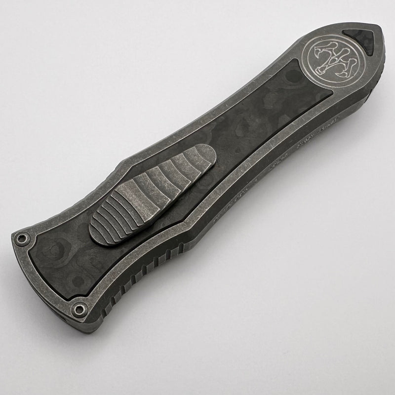 Hawk Designs Model C Deadlock Titanium w/ Fat Carbon & Stonewash MagnaCut Blade