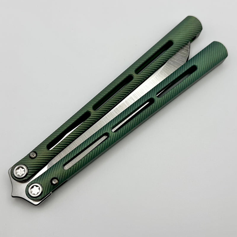 Medford Viceroy Butterfly Green Titanium Handles w/ S45VN