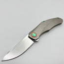 Holt Bladeworks Renegade w/ Hammered Titanium Handles & Stonewash M390 128