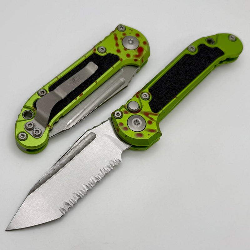 Microtech Knives LUDT Gen III Zombie Tech Tanto Full Serrated 1136-12Z