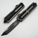 Microtech Scarab 2 Gen 3 Black Spine Fluted Tanto w/ Natural Clear Handle 1279-1NC