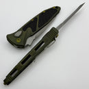 Microtech Socom Elite Auto Distressed Grenade Green w/ Apocalyptic T/E 161A-10APDGG-U25