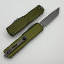 Microtech UTX-85 Gen IV w/ OD Green Handle & Apocalyptic T/E M390MK 12334-10APOD