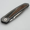 Pena X Series Cobra Flipper w/ Brown/Black Micarta Inlays & CPM-M4
