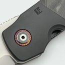 Pre Owned Custom Knife Factory Eagle Rock w/ Black Carbon Fiber & S90V