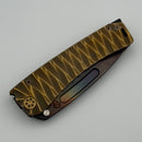 Medford Marauder Full Size Predator Sculpted Titanium Handles w/ 0.26" Vulcan S45 Drop Point