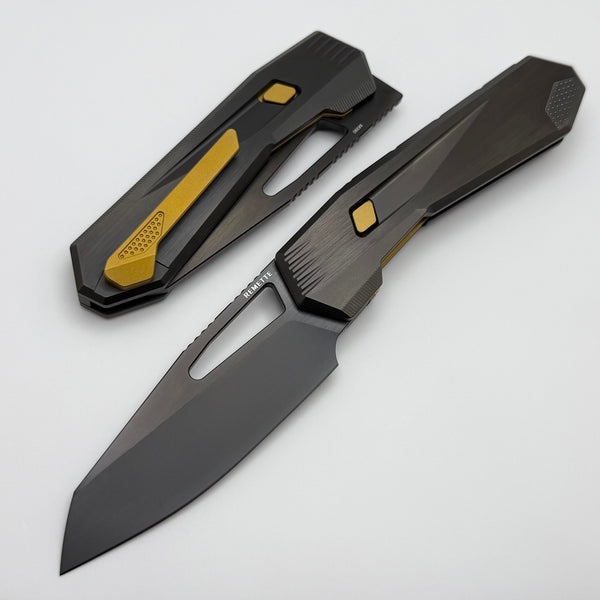 Remette RT Agile Peregrine Falcon w/ Black Titanium Handles & DLC M390