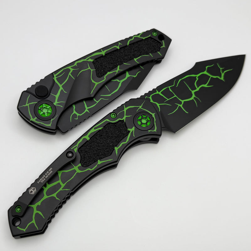 Heretic Knives Pariah Auto Green Magma MagnaCut H048-MAG-TX