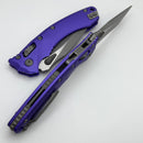 Microtech Amphibian RAM LOK Purple Fluted Aluminum & Apocalyptic M390MK 137RL-10APFLPU