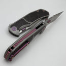Mechforce Hellraiser Ti Handle w/ Purple Haze Carbon Fiber Inlays & Stonewash Vanax Superclean