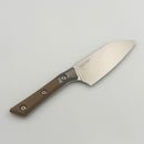Microtech Santoku 4.2" Coyote Tan G-10/Titanium Bolster Handle w/ Stonewash M390MK 3300B-10CE