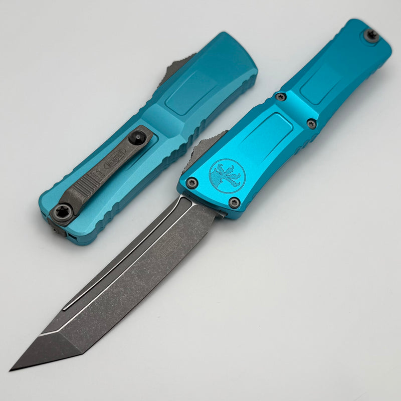 Microtech Knives Combat Troodon Gen III Apocalyptic Tanto w/ Turquoise Handle 1144-10APTQ