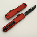 Microtech UTX-70 Gen IV Hellhound w/ Red Handle & Black M390MK 14194-1RDS