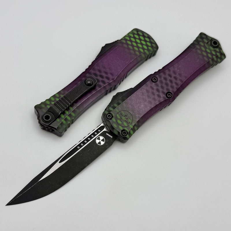 Microtech Knives Mini Hera Purple X-51 w/ S/E M390MK Signature Series 1703M-1PUX51S