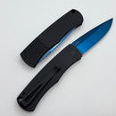 Pro-Tech Whiskers Bolster Release Black w/ Textured Bolsters & Sapphire Blue 154-CM BR-1 SB