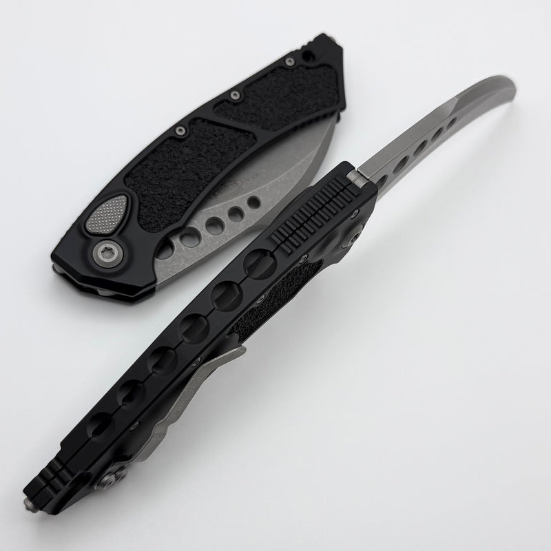 Microtech Hawk w/ Black Aluminum Handle & Apocalyptic M390MK 166-10AP