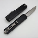 Microtech UTX-85 Gen IV w/ Black Handle & Stonewash S/E M390MK 12314-10
