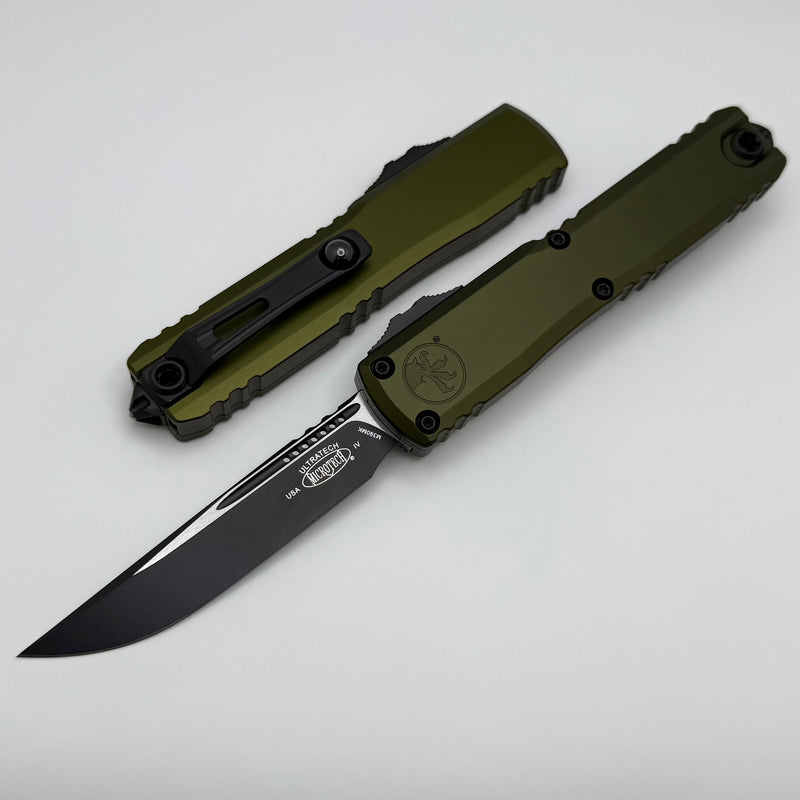 Microtech Ultratech Gen IV S/E Tactical w/ OD Green Handle 11214-1OD