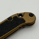 Grenade Blem Microtech Knives LUDT Gen III Black Partial Serrated S/E w/ Tan Handle 1135-2TA