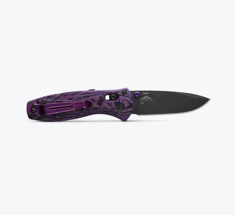 Pre Order Benchmade Mini Barrage Purple Haze & S90V Gold Class 585BK-251